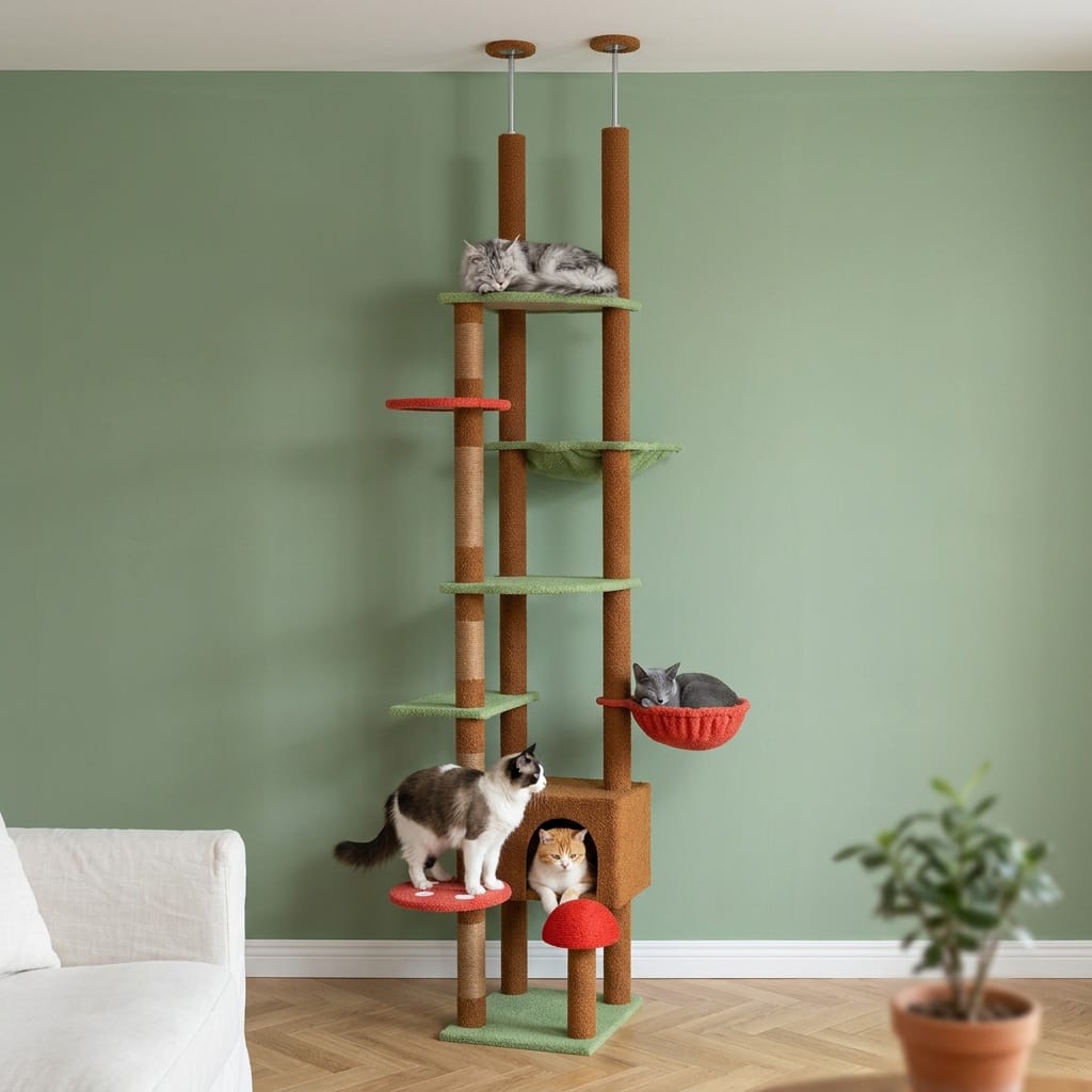 Arbre a chat champignon