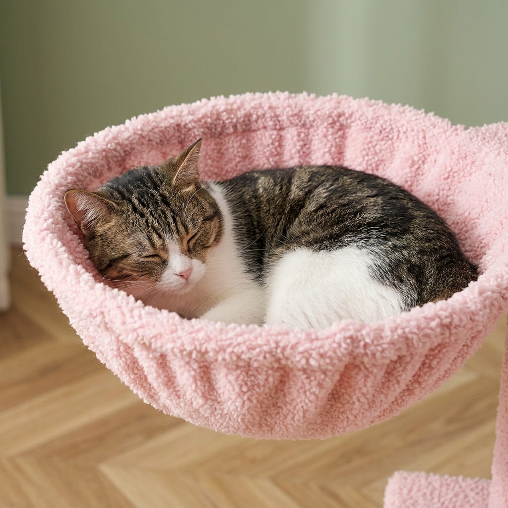 Arbre a chat colonne fixation plafond