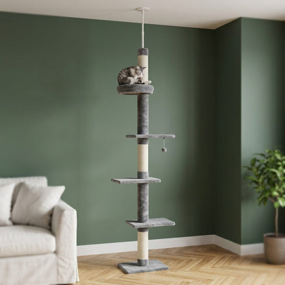 Arbre a chat colonne plafond