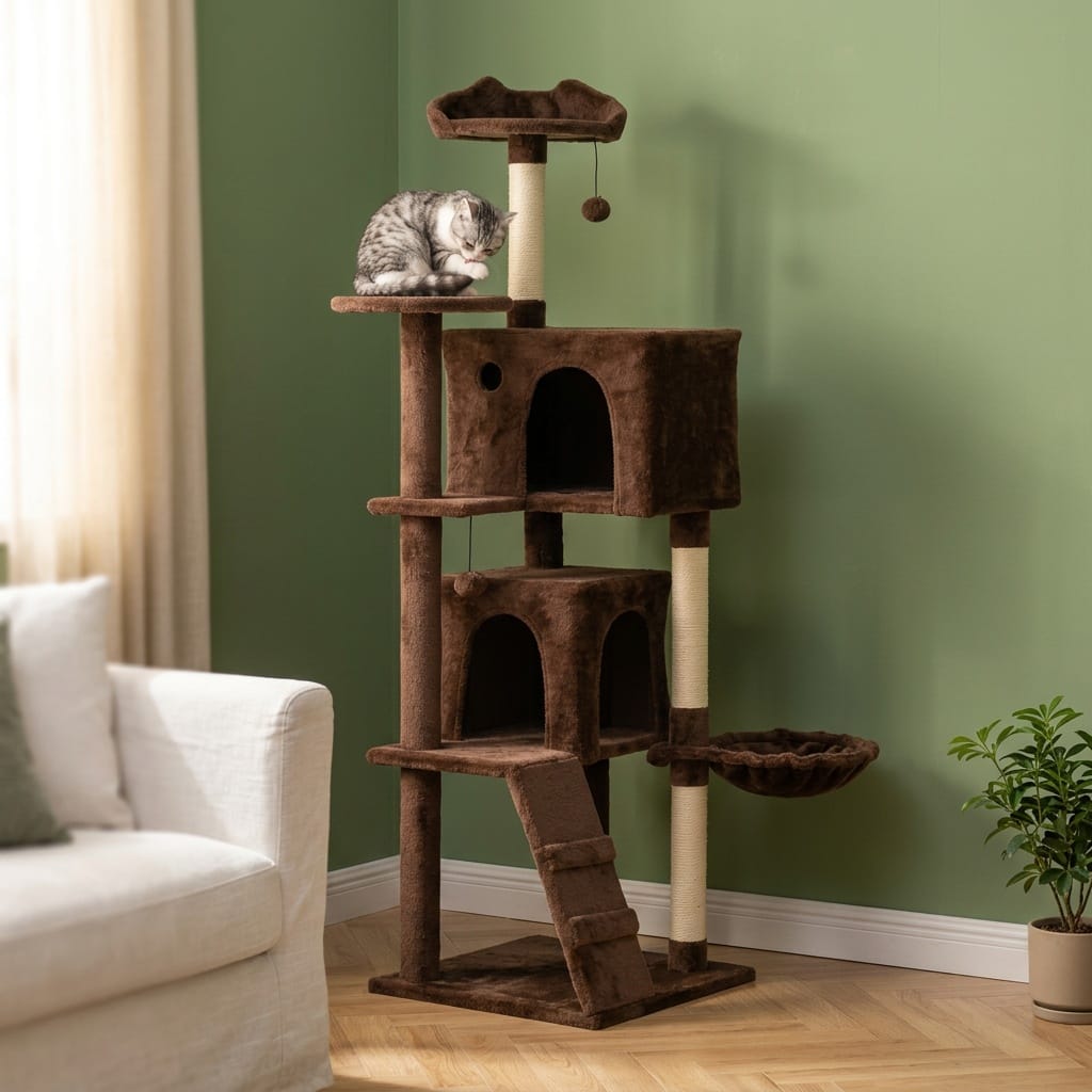 Arbre a chat d'angle design