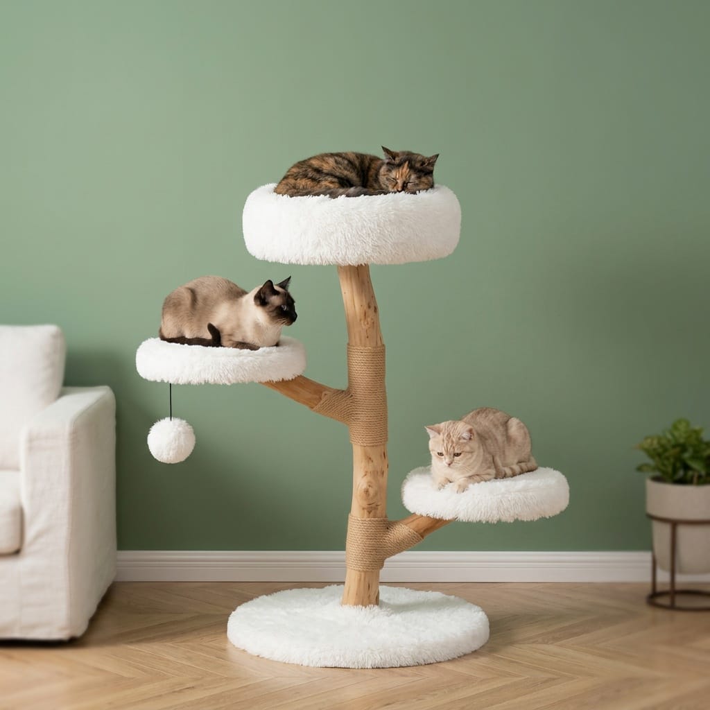 Arbre a chat design bois flotte