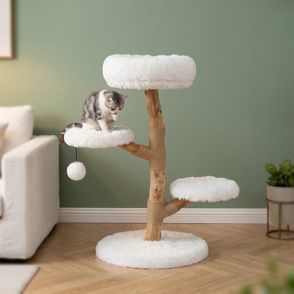 Arbre a chat design bois flotte