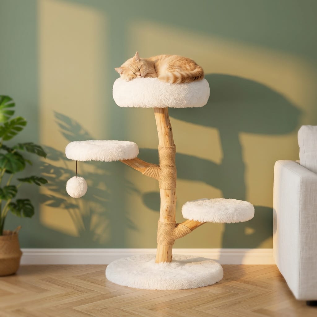 Arbre a chat design bois flotte