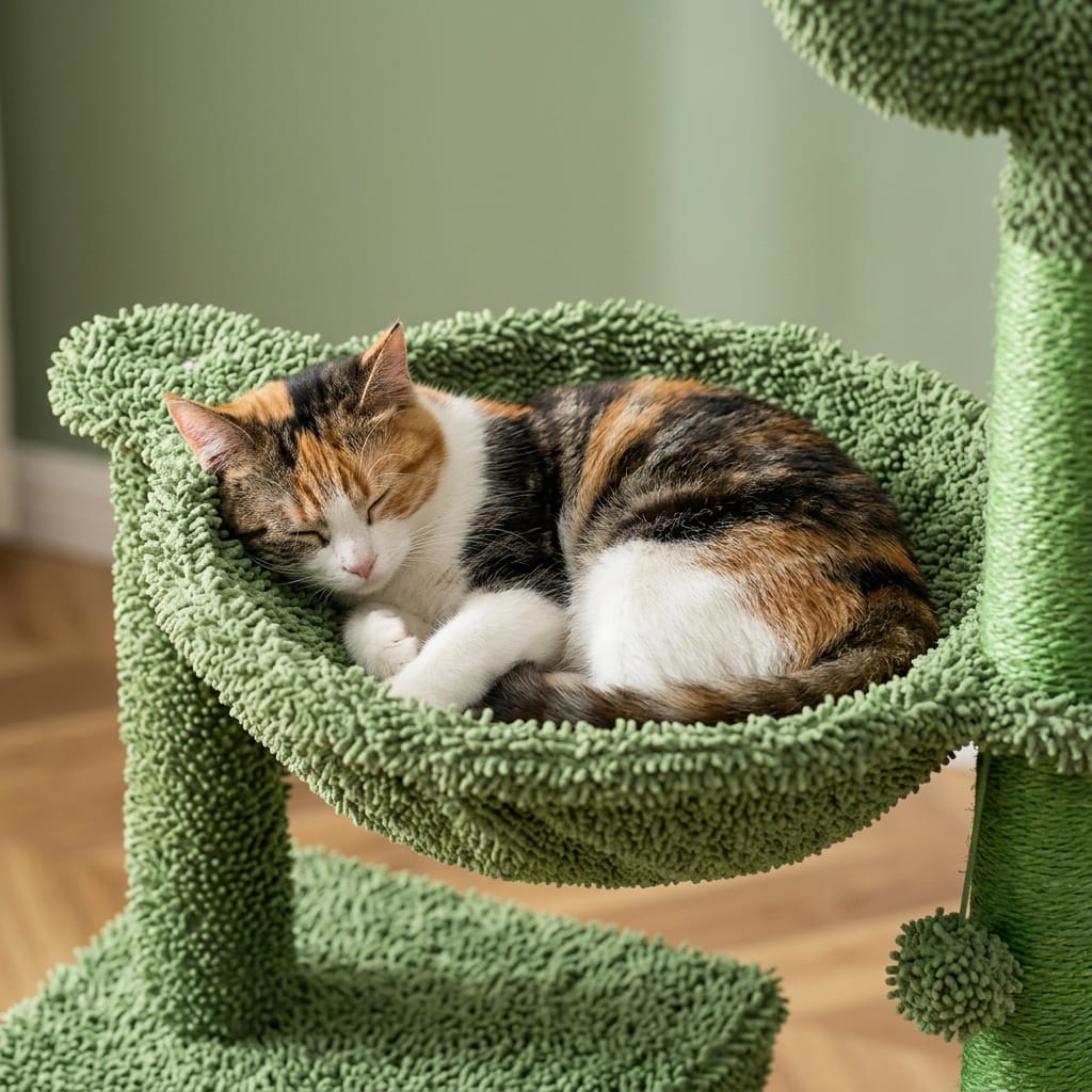 Arbre a chat design cactus