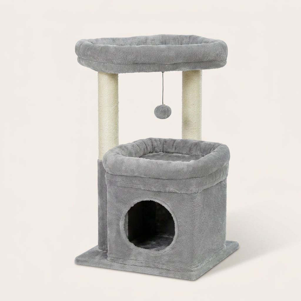 Arbre a chat design gris