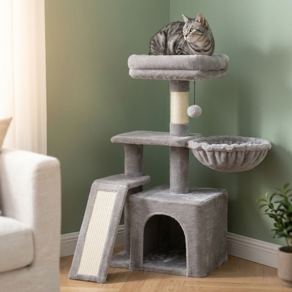 Arbre a chat design luxe scandinave