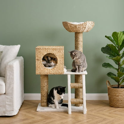 Arbre a chat design osier