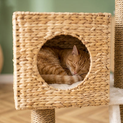 Arbre a chat design osier