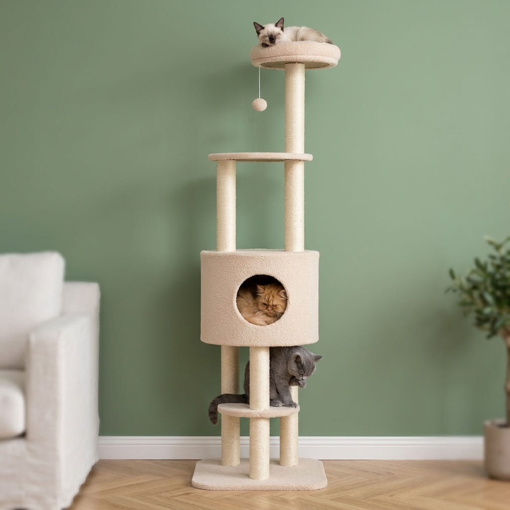 Arbre a chat design scandinave