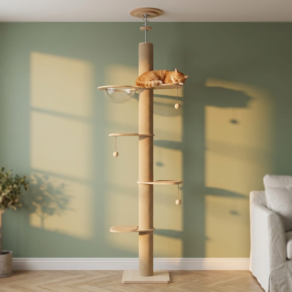 Arbre à chat du sol au plafond