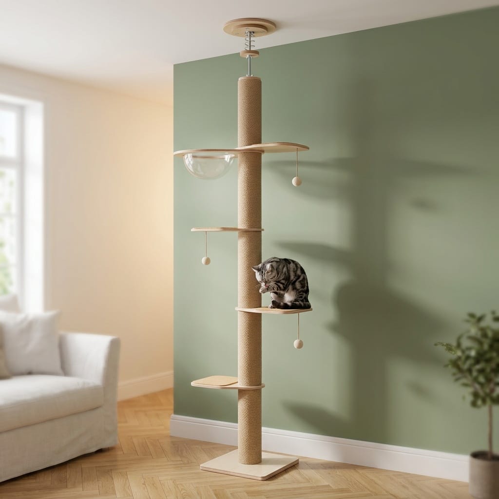 Arbre à chat du sol au plafond