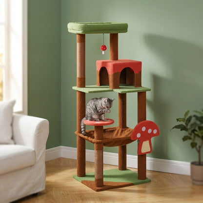 Arbre a chat en angle pour maine coon