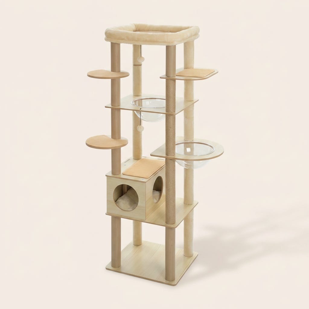 Arbre a chat en bois