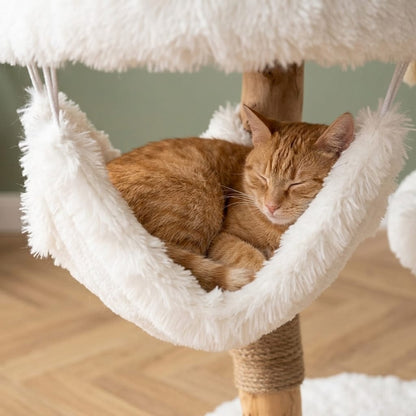Arbre a chat en bois flottant
