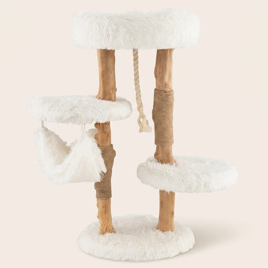 Arbre a chat en bois flottant
