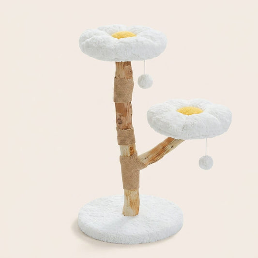 Arbre a chat en bois flotté