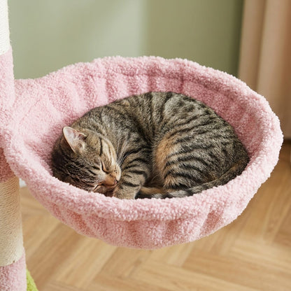 Arbre a chat en forme de fleur