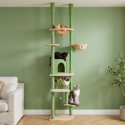 Arbre a chat fixation plafond