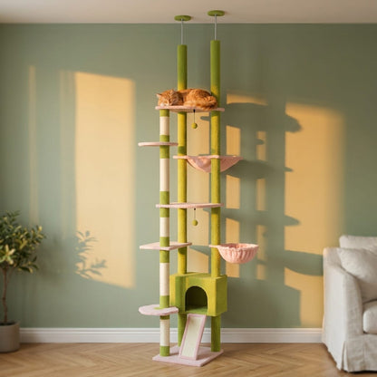 Arbre a chat fleuri