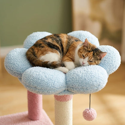 Arbre a chat forme fleur