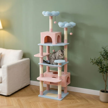Arbre a chat forme fleur