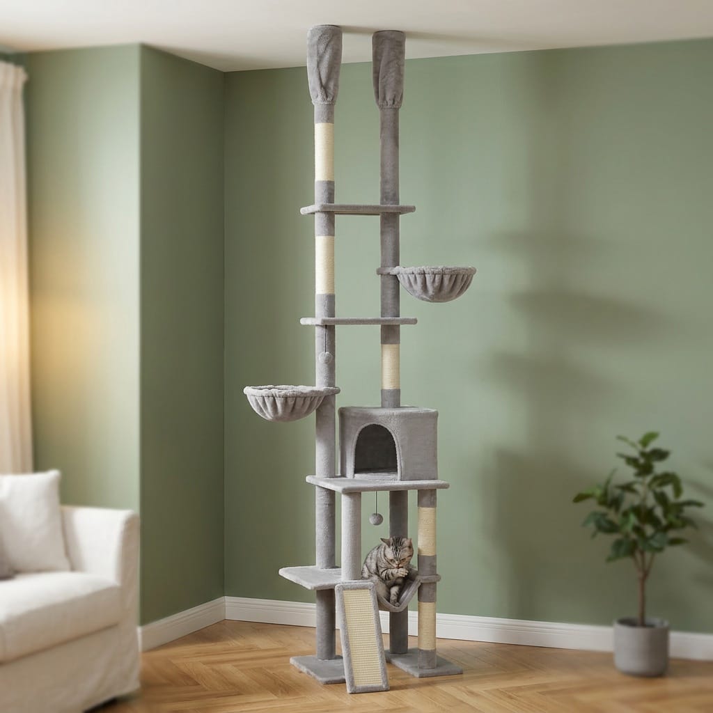 Arbre a chat jusqu'au plafond