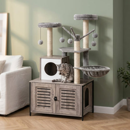 Arbre à chat litière