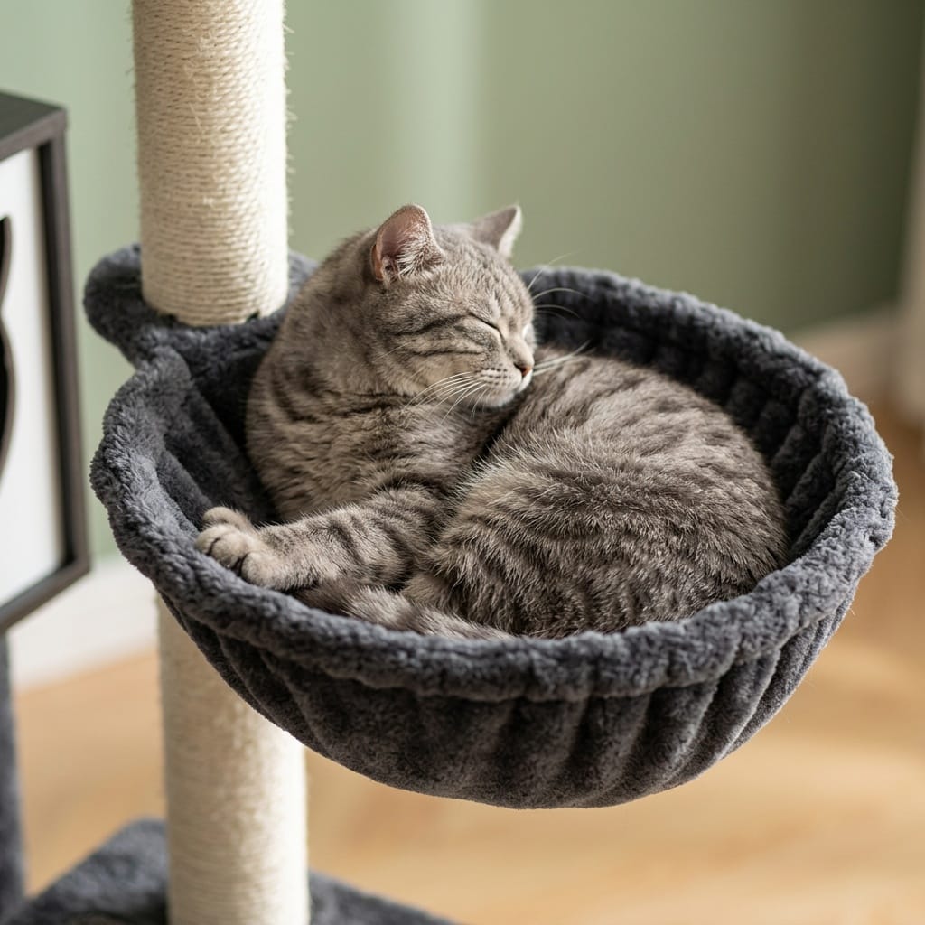 Arbre a chat litiere bois