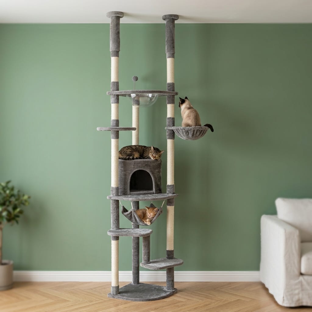 Arbre a chat plafond design