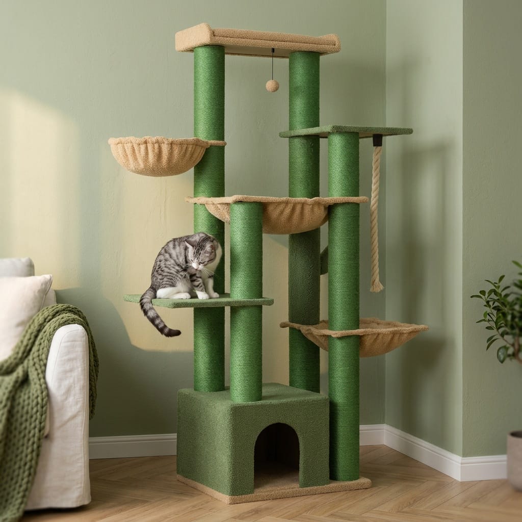 Arbre a chat pour maine coon grande taille
