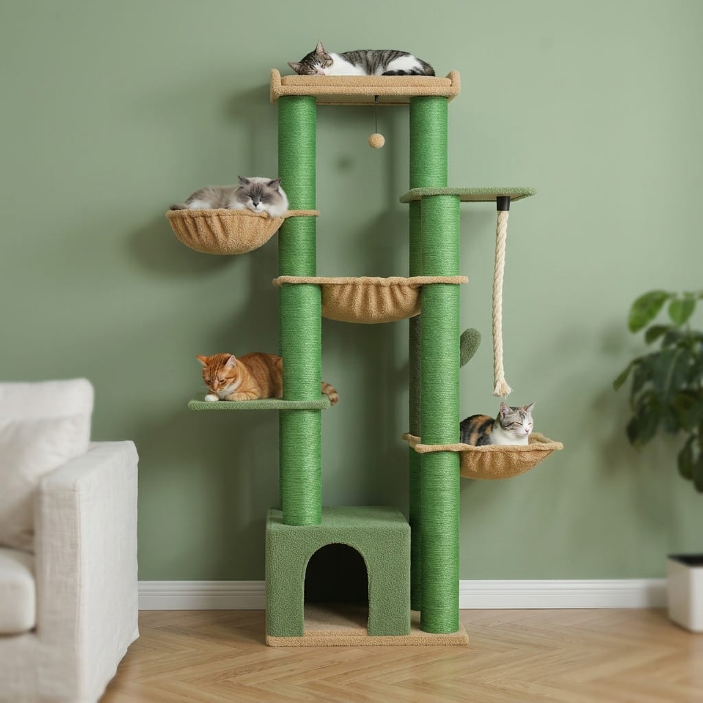 Arbre a chat pour maine coon grande taille