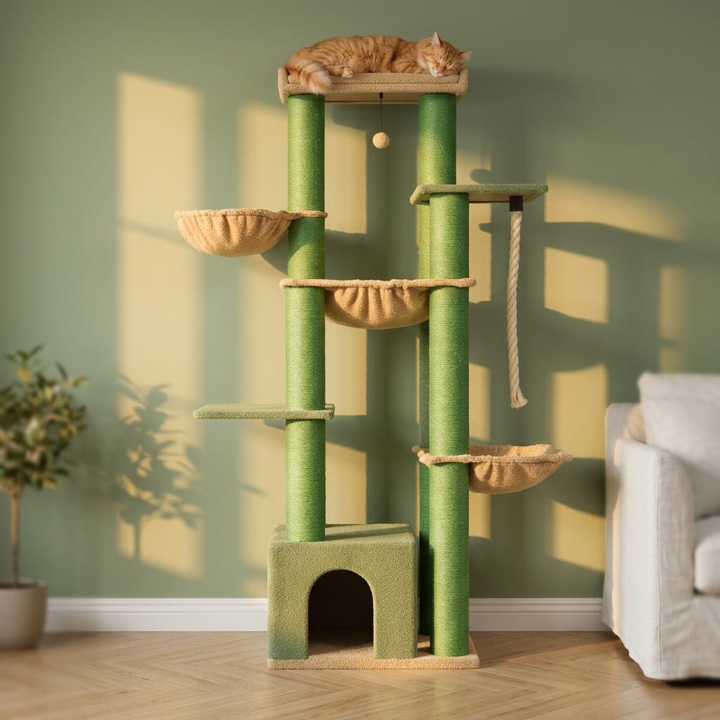 Arbre a chat pour maine coon grande taille