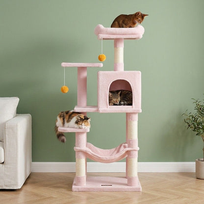 Arbre a chat rose