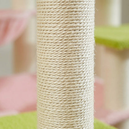Arbre a chat rose pale