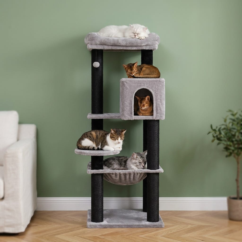 Arbre a chat solide maine coon