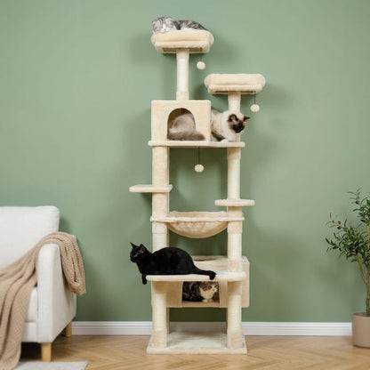 arbre-a-chat-tres-haut-beige