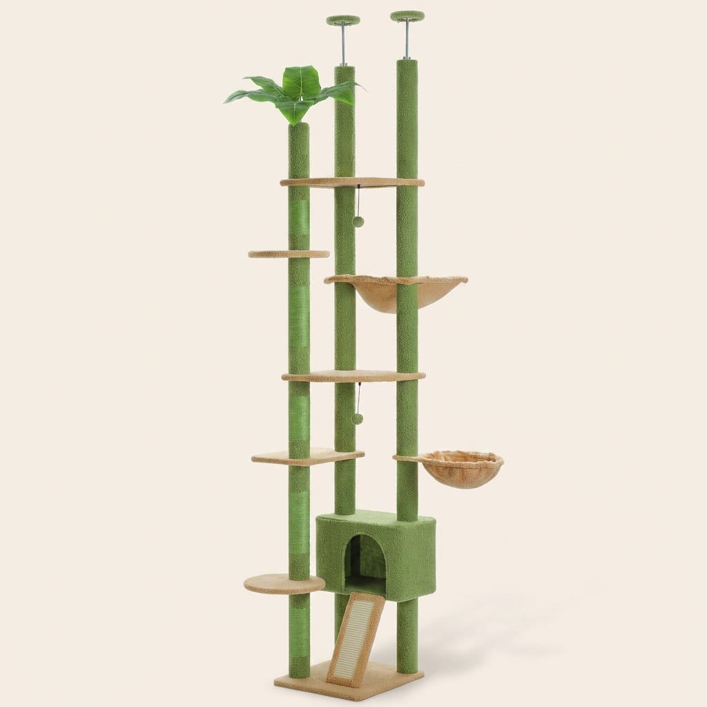 Arbre a chat vert