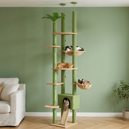 Arbre a chat vert
