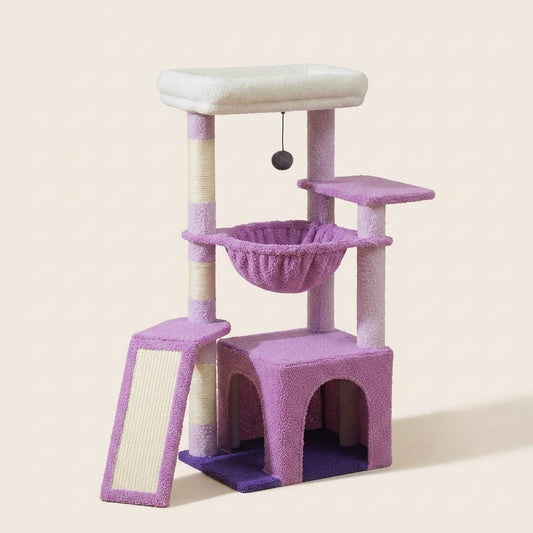 Arbre a chat violet