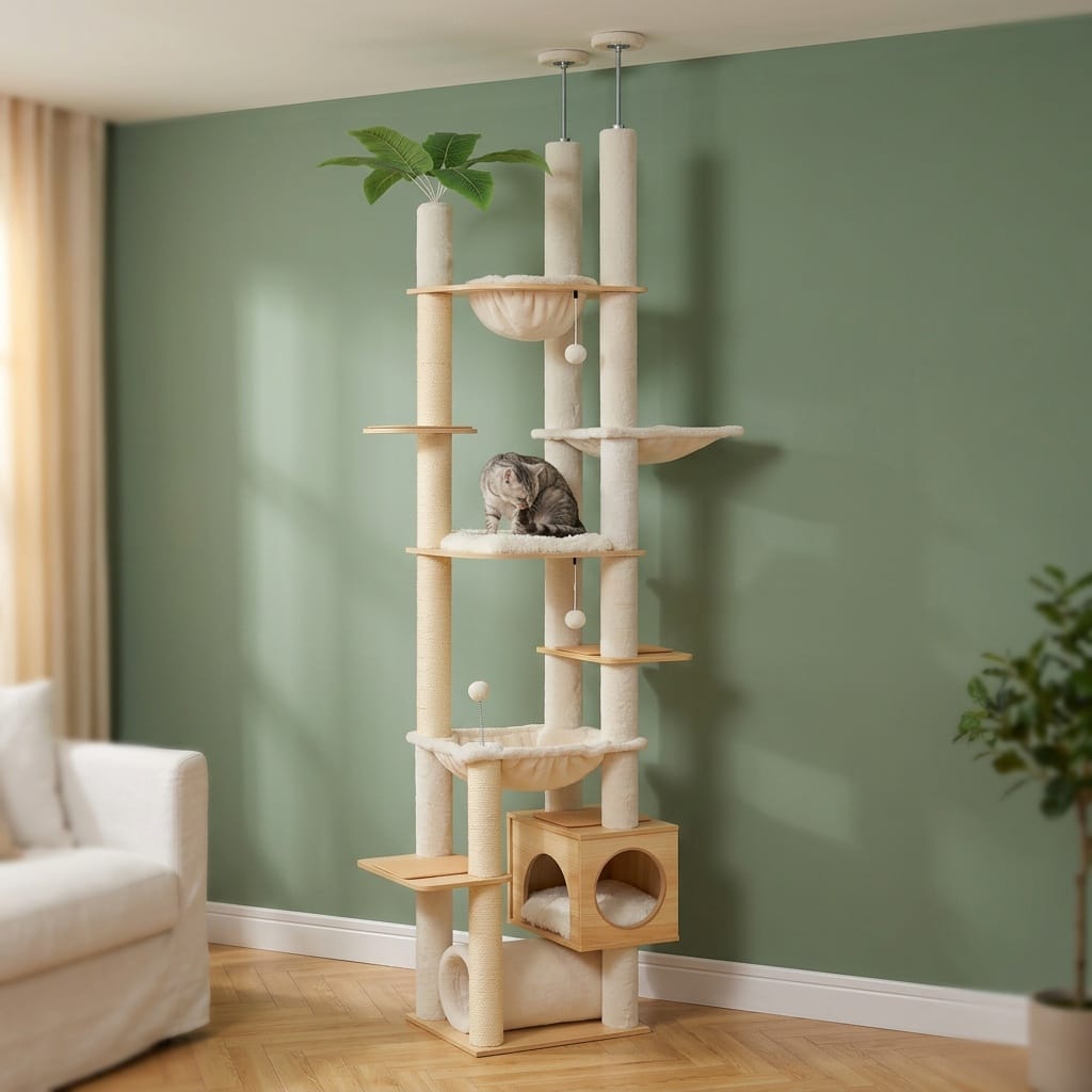 Arbre a chat xxl beige