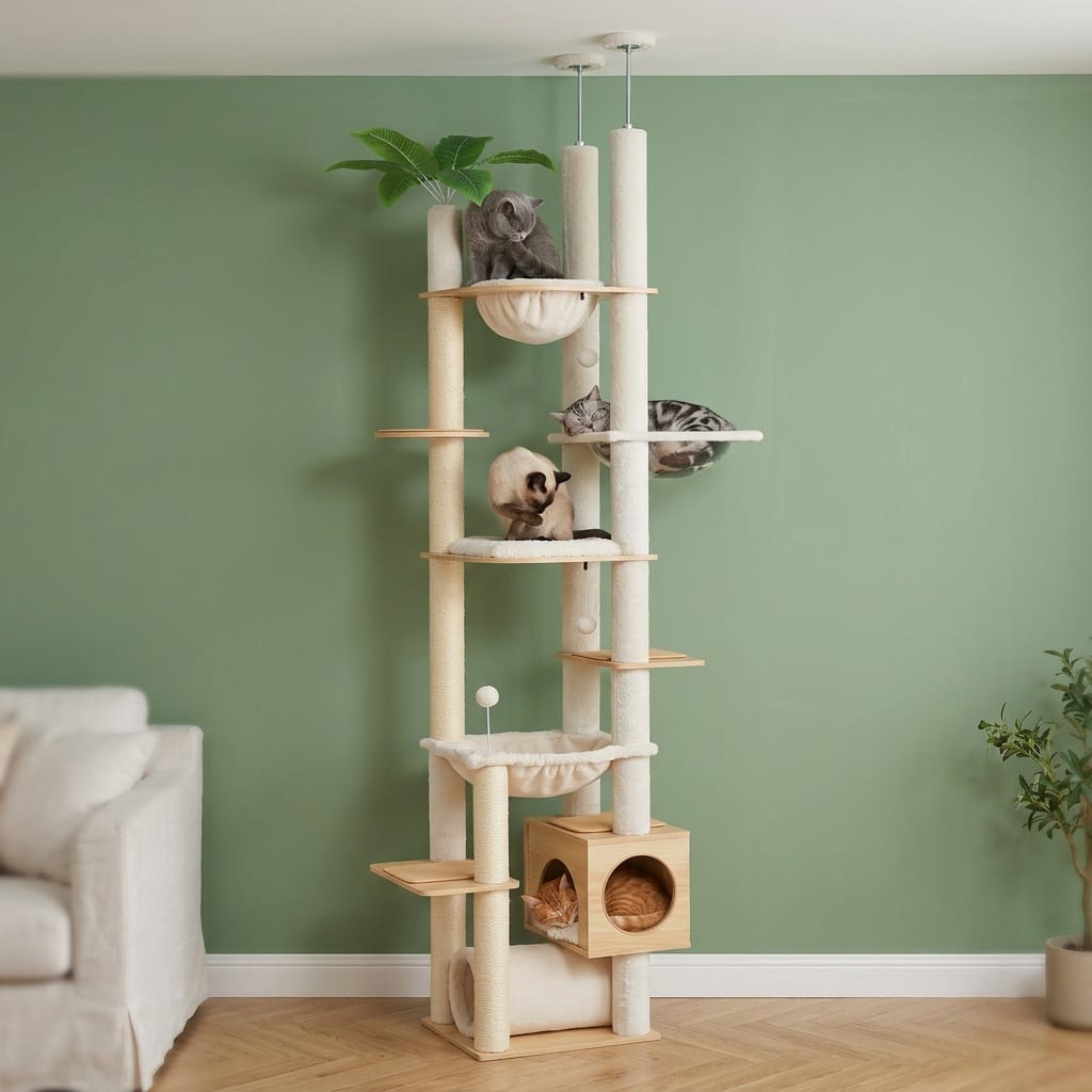 Arbre a chat xxl beige
