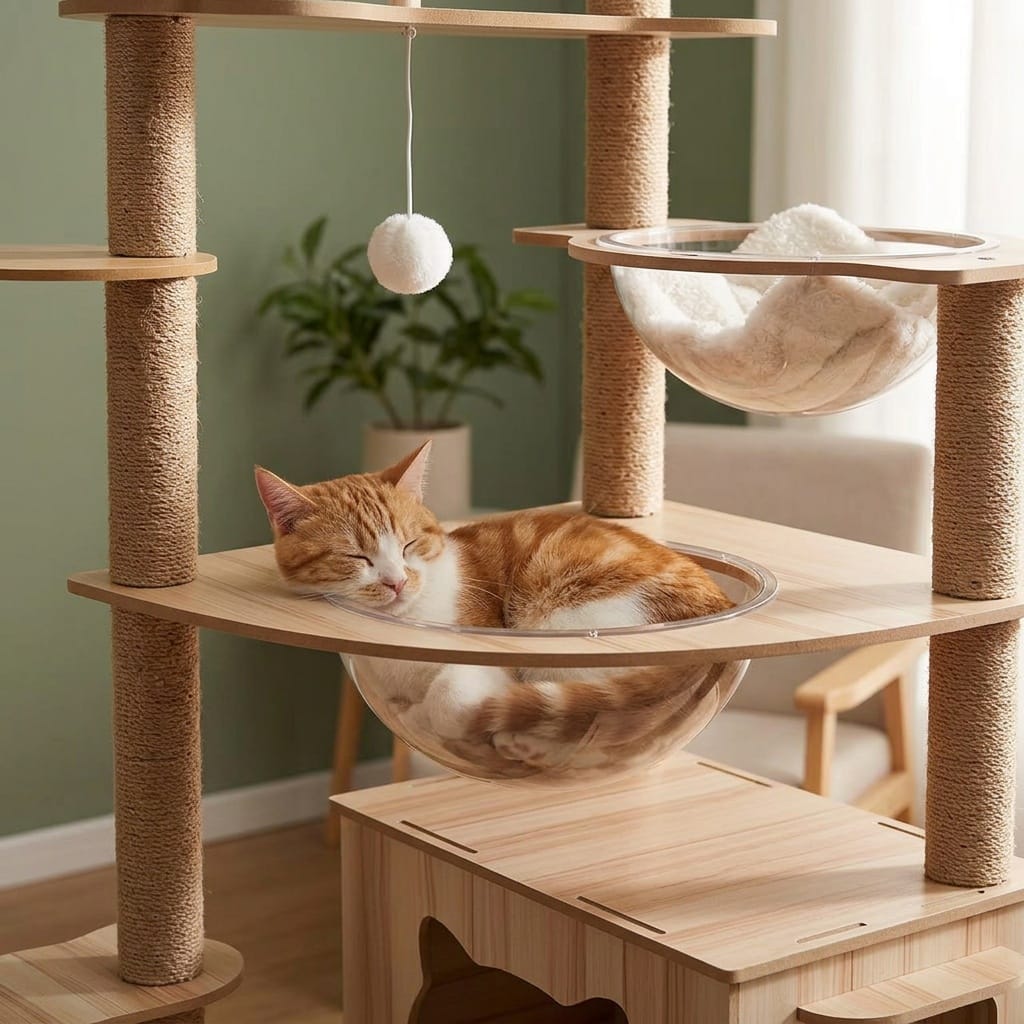 Arbre a chat xxl bois