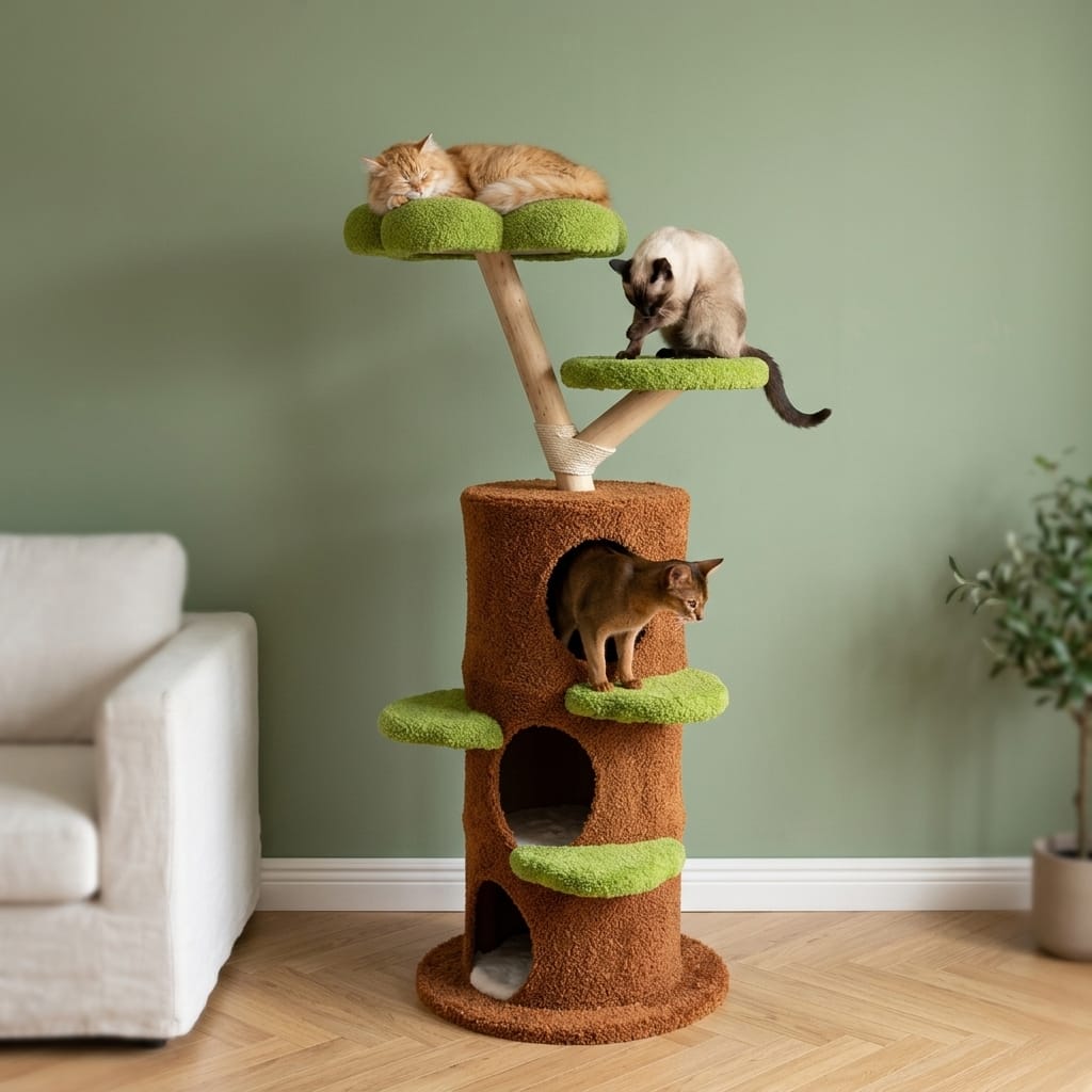 Arbre a chat xxl bois flotté