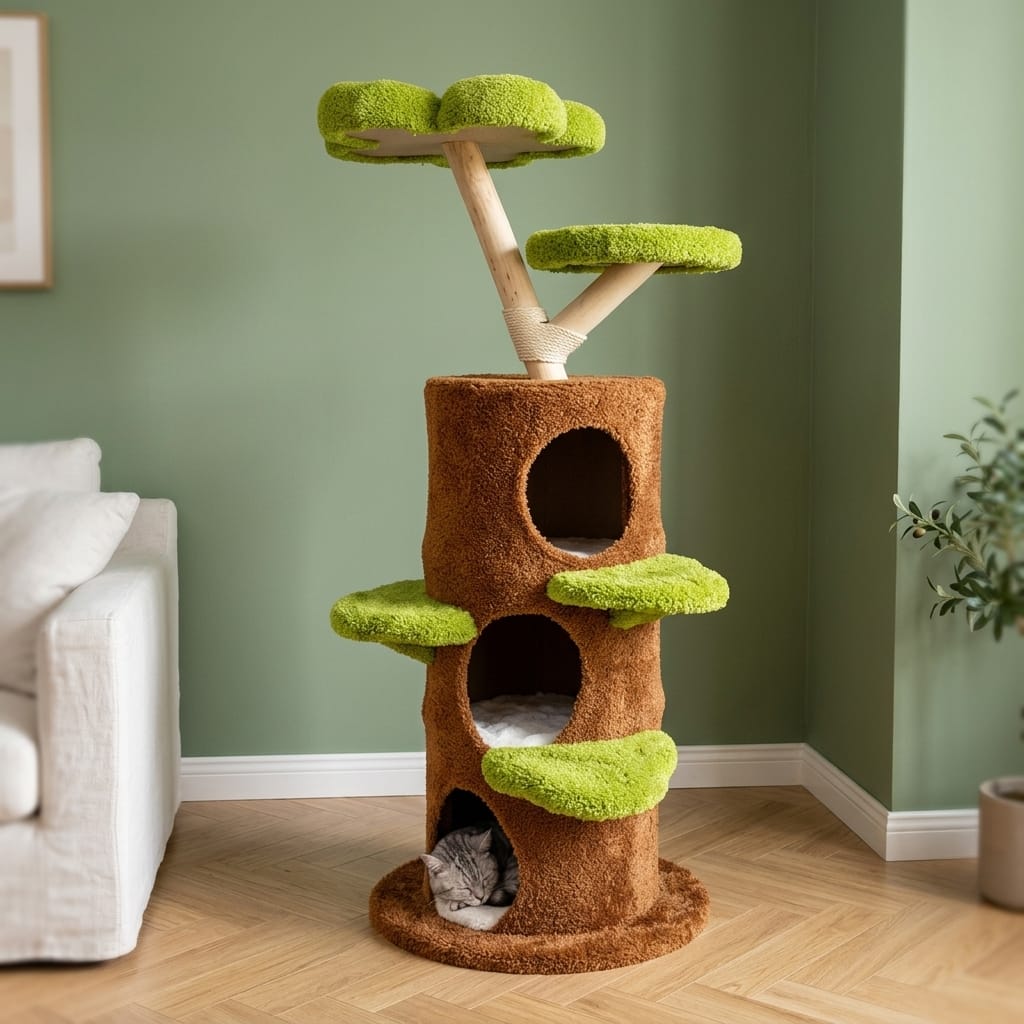 Arbre a chat xxl bois flotté
