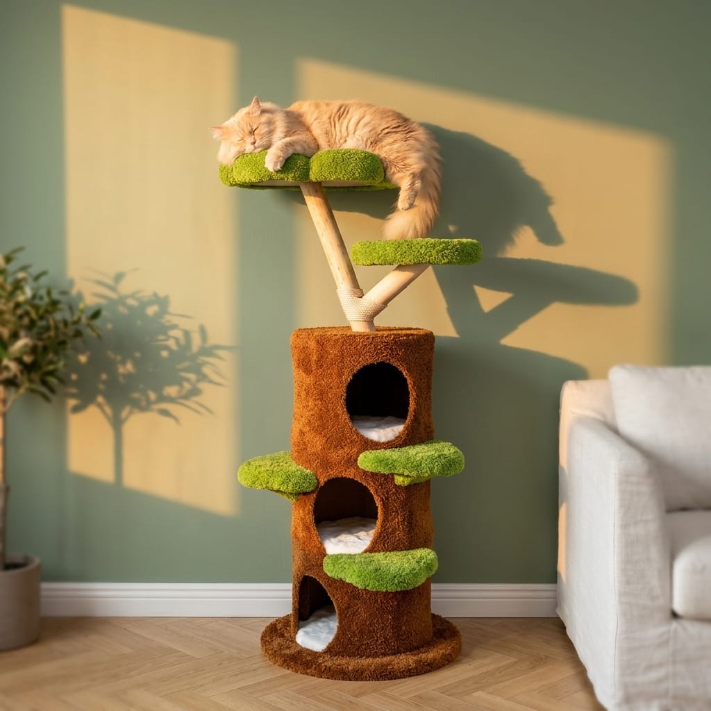 Arbre a chat xxl bois flotté