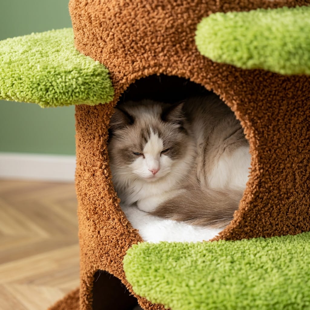 Arbre a chat xxl bois flotté