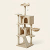 Arbre a chats beige avec escalier