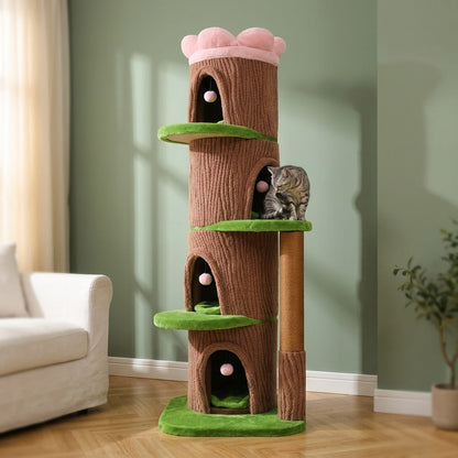 Grand arbre a chat fleur