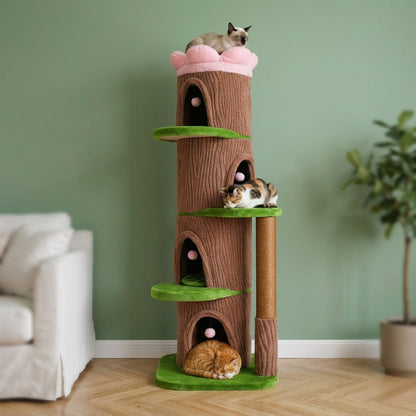 Grand arbre a chat fleur