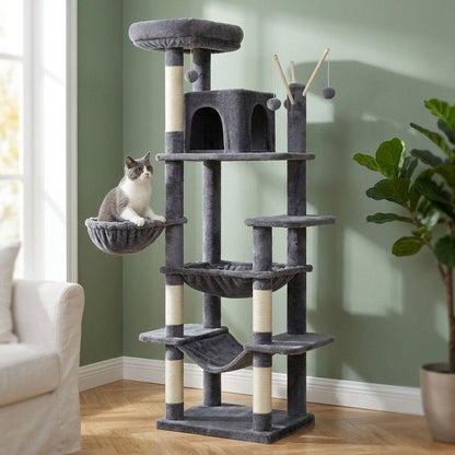 Grand arbre a chat maine coon